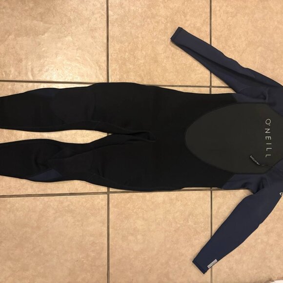 NWT O'Neill Reactor-2 3/2mm Back Zip Wetsuit Men's XLS Black/Slate - Picture 4 of 7